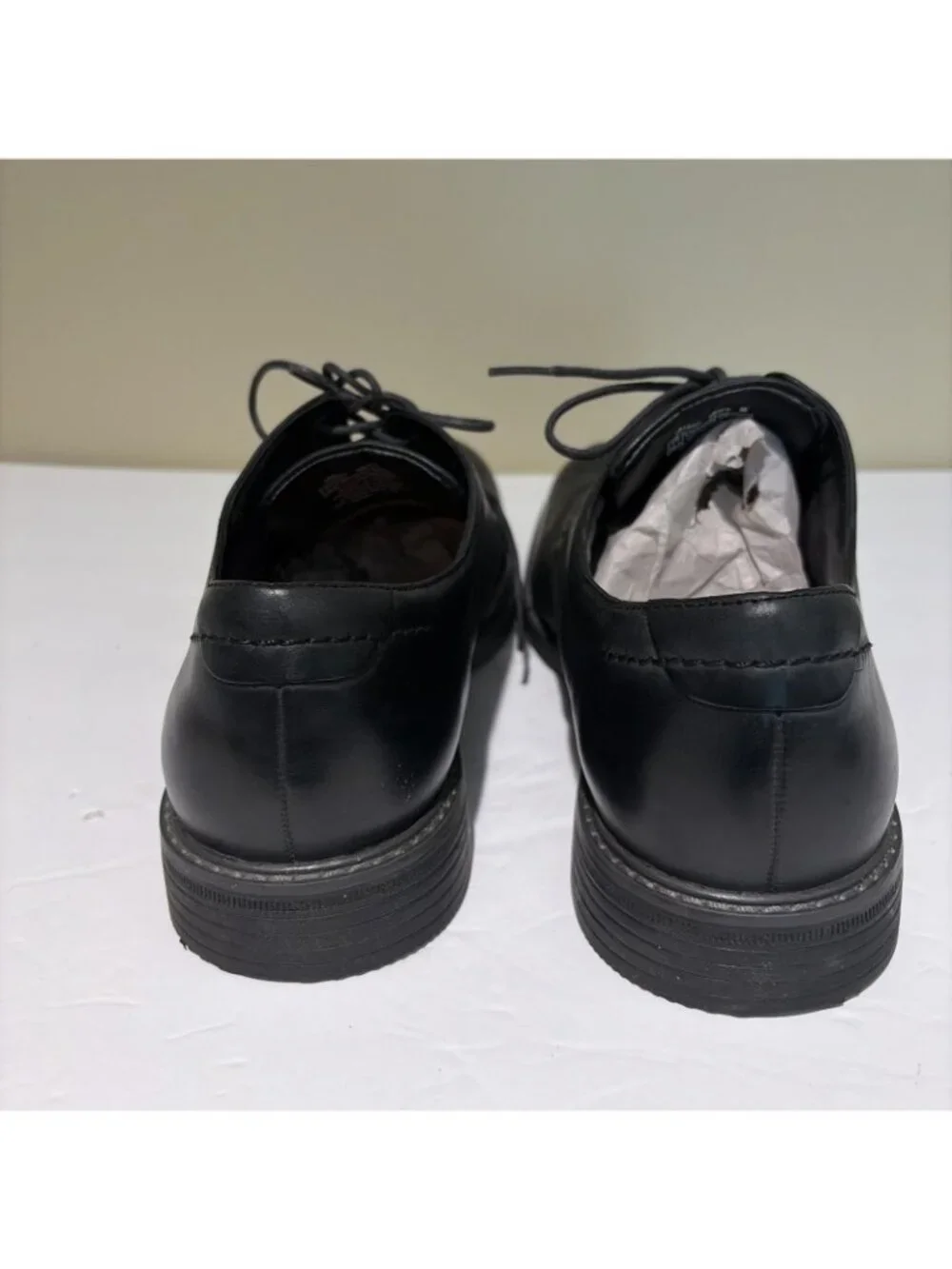 Rockport Mens Brouge Dress Shoes CB Wing Tip V81648 Leather Dark Shadow Sz 10.5M